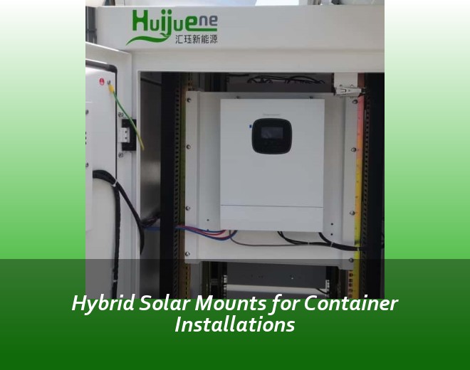 Hybrid Solar Mounts for Container Installations
